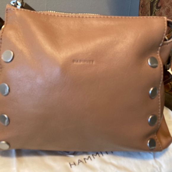 Sold but hv anthr  will post later Hammt Bryant Medium Studded Leath Satchel Bag - Picture 4 of 7